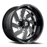 Fuel Turbo 20x9 +20 8x165.1mm 125.2mm Gloss Black Milled