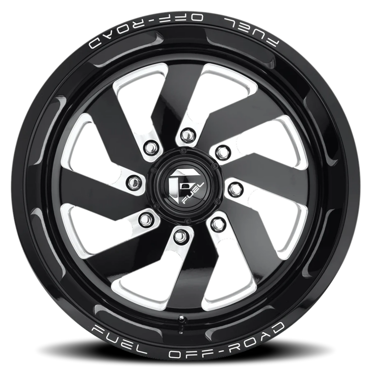 Fuel Turbo 20x9 +20 8x165.1mm 125.2mm Gloss Black Milled