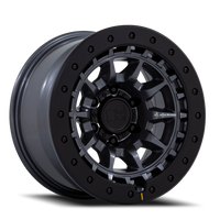 Black Rhino Tusk 17x8.5" 6x135mm 87.1mm CB -10mm Matte Gunmetal