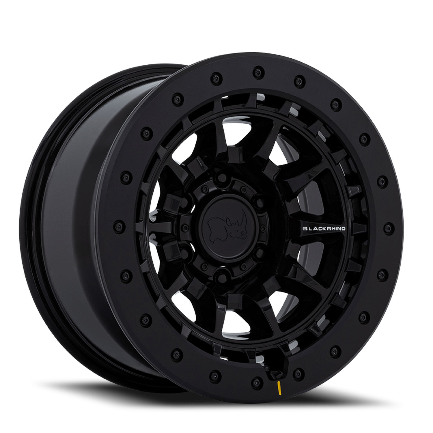 Black Rhino Tusk 17x8.5" 5x139.7mm 78.1mm CB -10mm Gloss Black