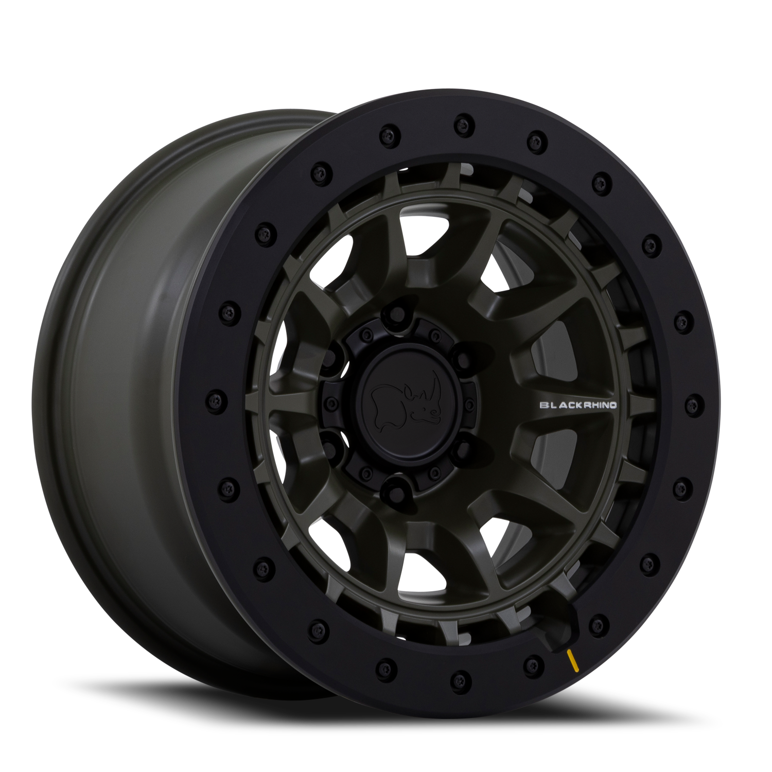 Black Rhino Tusk 17x8.5" 6x114.3mm 66.06mm CB -10mm Olive Drab Green