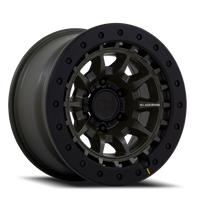 Black Rhino Tusk 17x8.5" 6x114.3mm 66.06mm CB -10mm Olive Drab Green