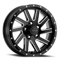 Raceline Twisted Trailer 15x5" 5x114.3mm 81.03mm CB 0mm Gloss Black Machined