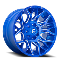 Fuel Twitch 20x10 -18 8x165.1mm 125.2mm Anodized Blue Milled