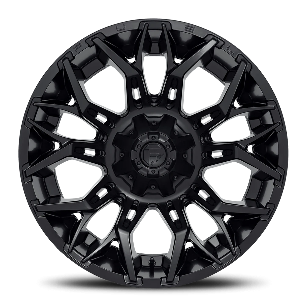 Fuel Twitch 20x9" 6x135mm 106.1mm CB +1mm Blackout