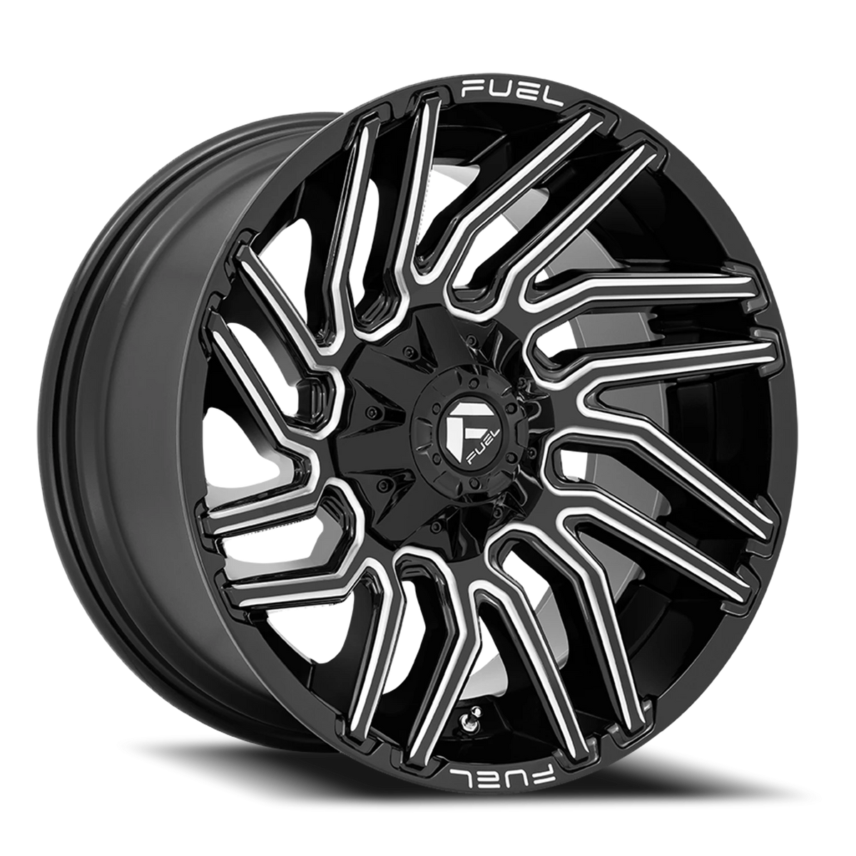 Fuel Typhoon 20x10 -18 8x165.1mm 125.2mm Gloss Black Milled