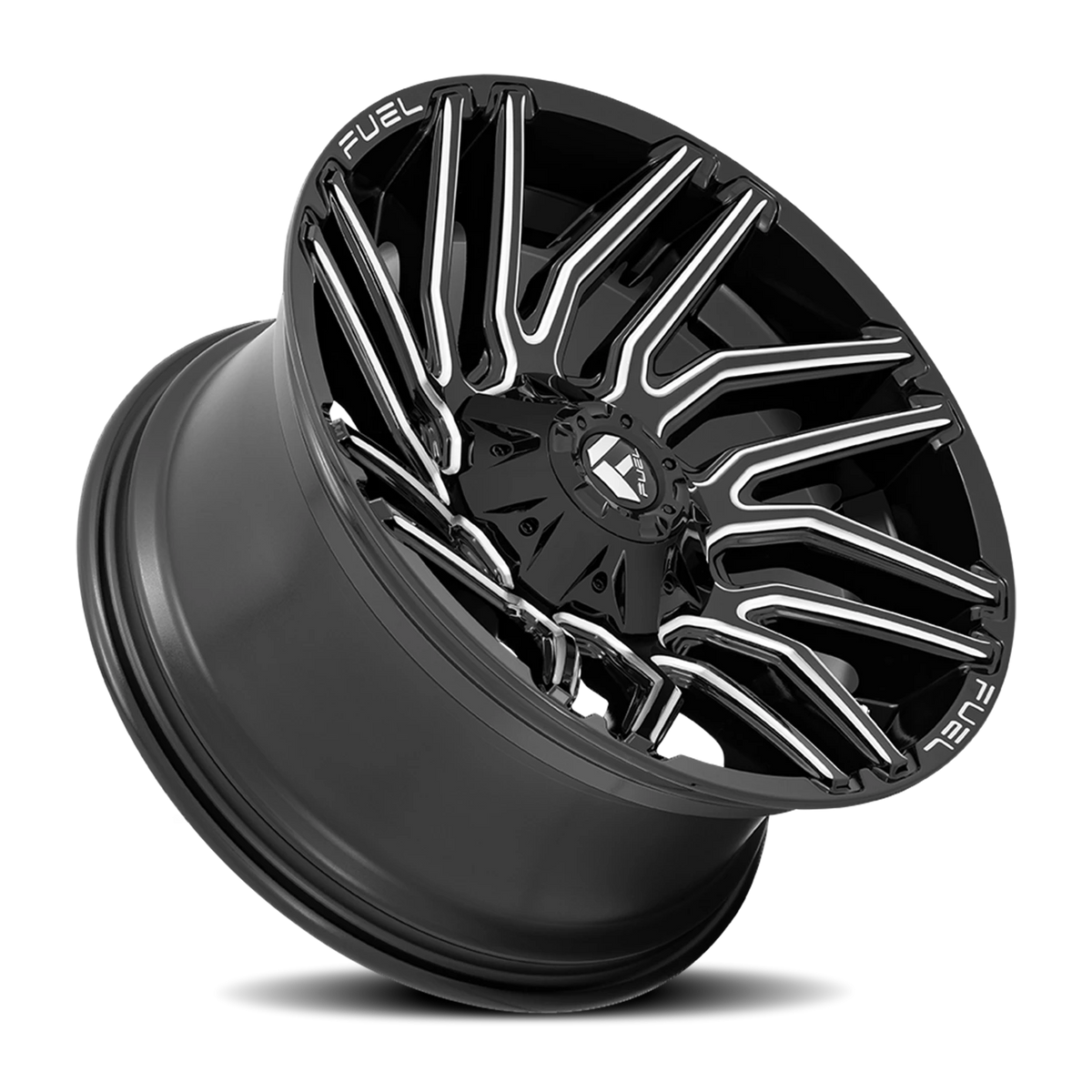 Fuel Typhoon 22x10 -18 5x139.7mm 110.2mm Gloss Black Milled