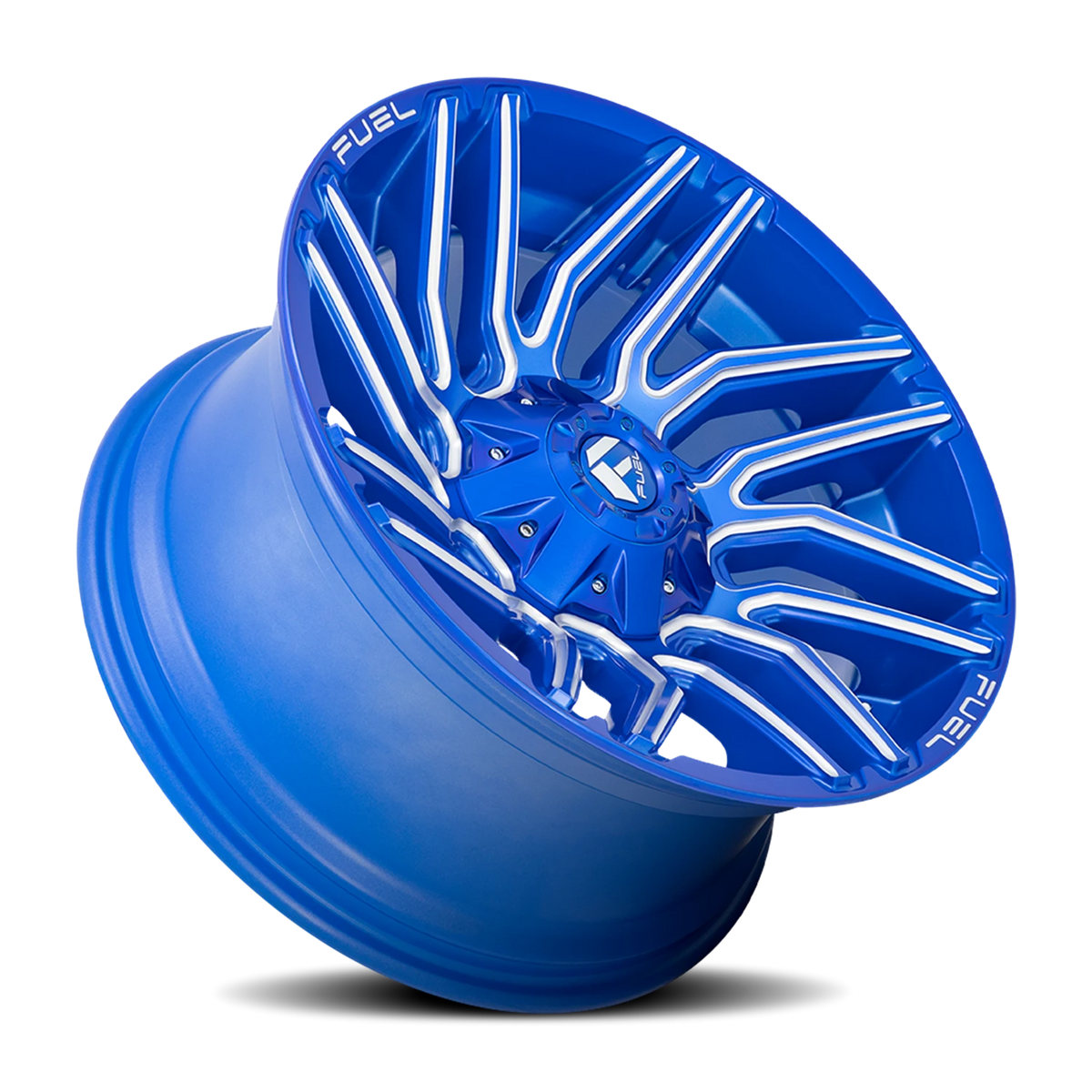 Fuel Typhoon 22x12 -44 5x114.3mm 78mm Anodized Blue Milled