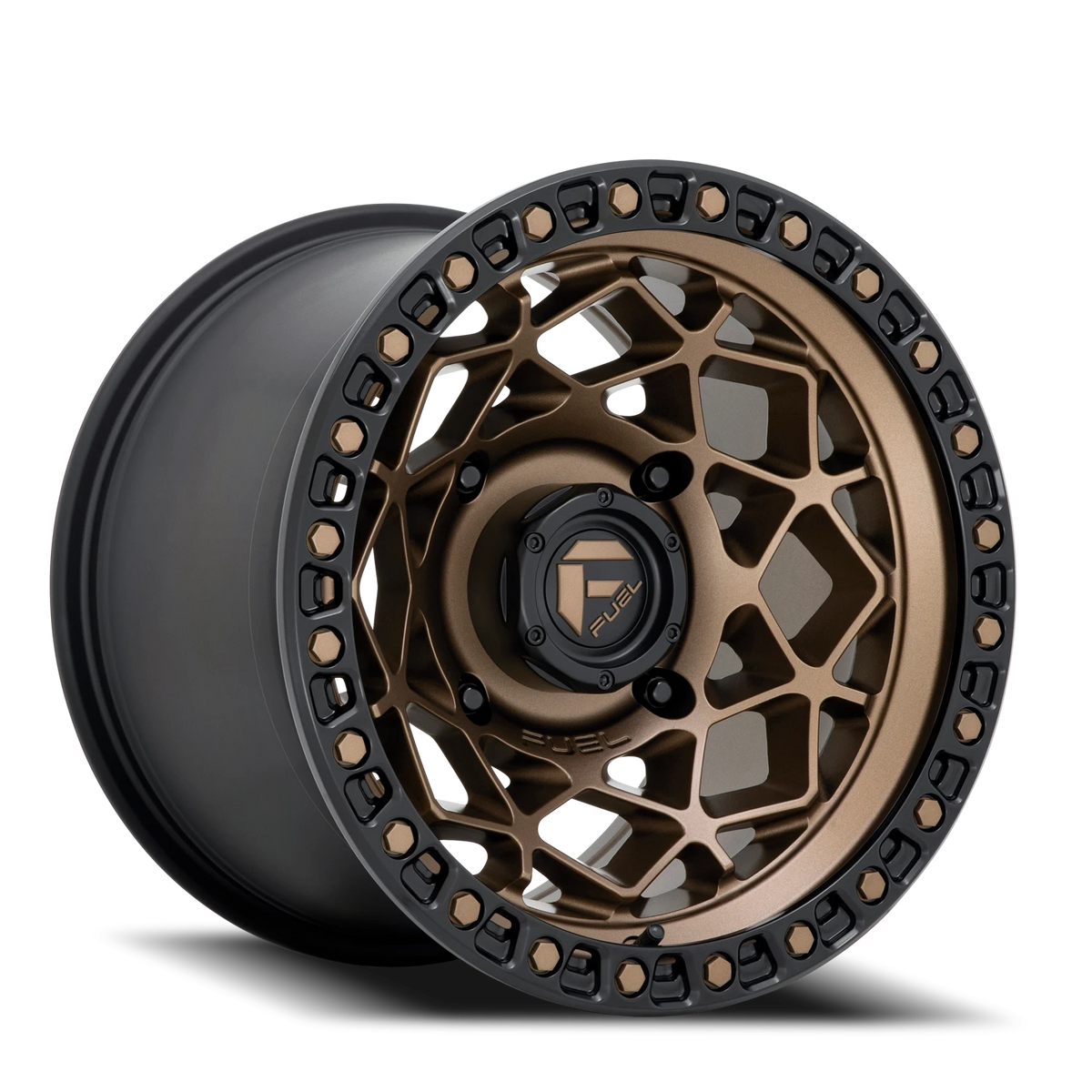 Fuel Unit UTV 15x10 +0 4x156mm 132mm Bronze Matte Black Ring