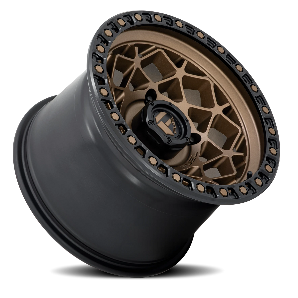 Fuel Unit UTV 15x10 +0 4x156mm 132mm Bronze Matte Black Ring