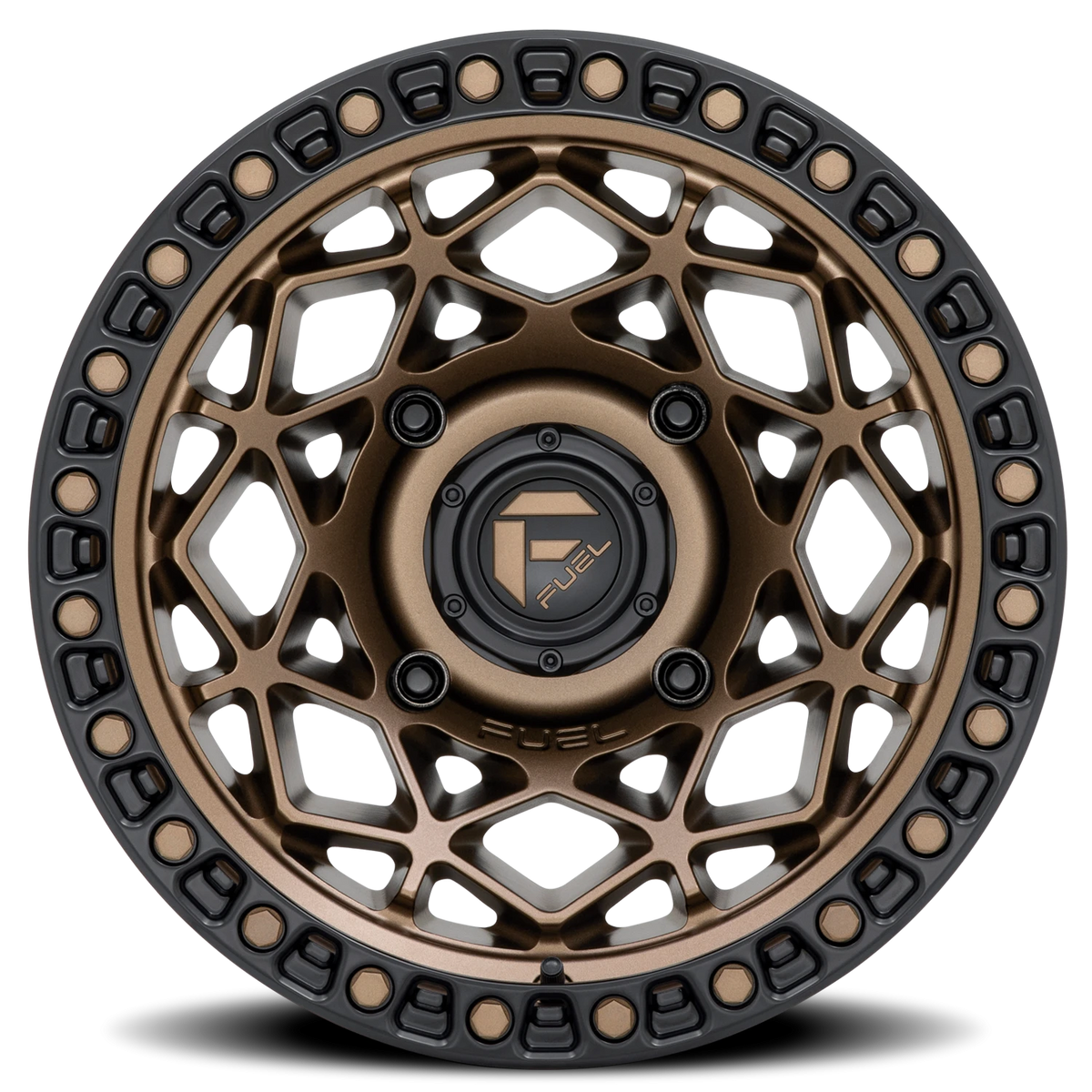 Fuel Unit UTV 15x10 +0 4x156mm 132mm Bronze Matte Black Ring