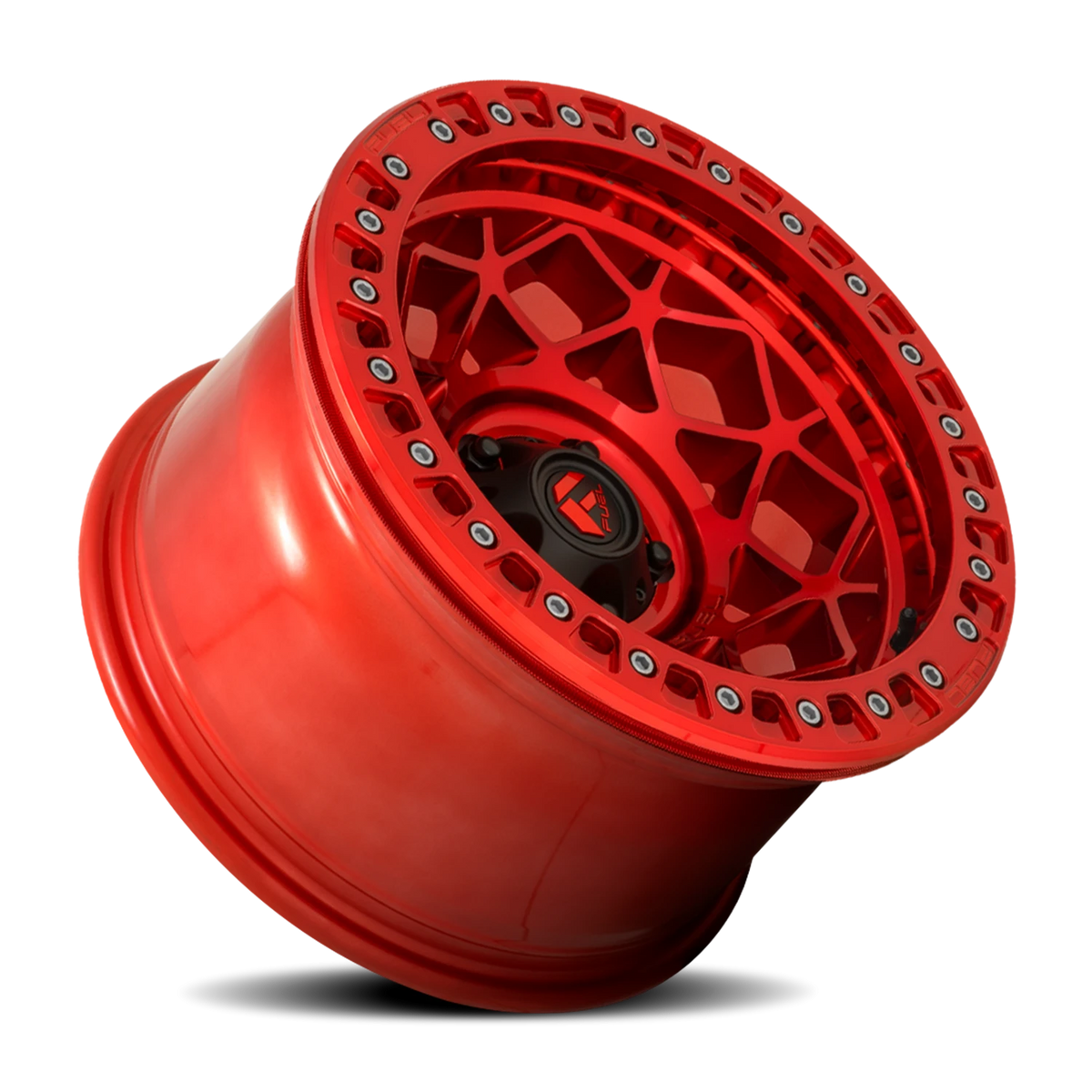 Fuel Unit 17x9 -15 5x127mm 71.5mm Candy Red