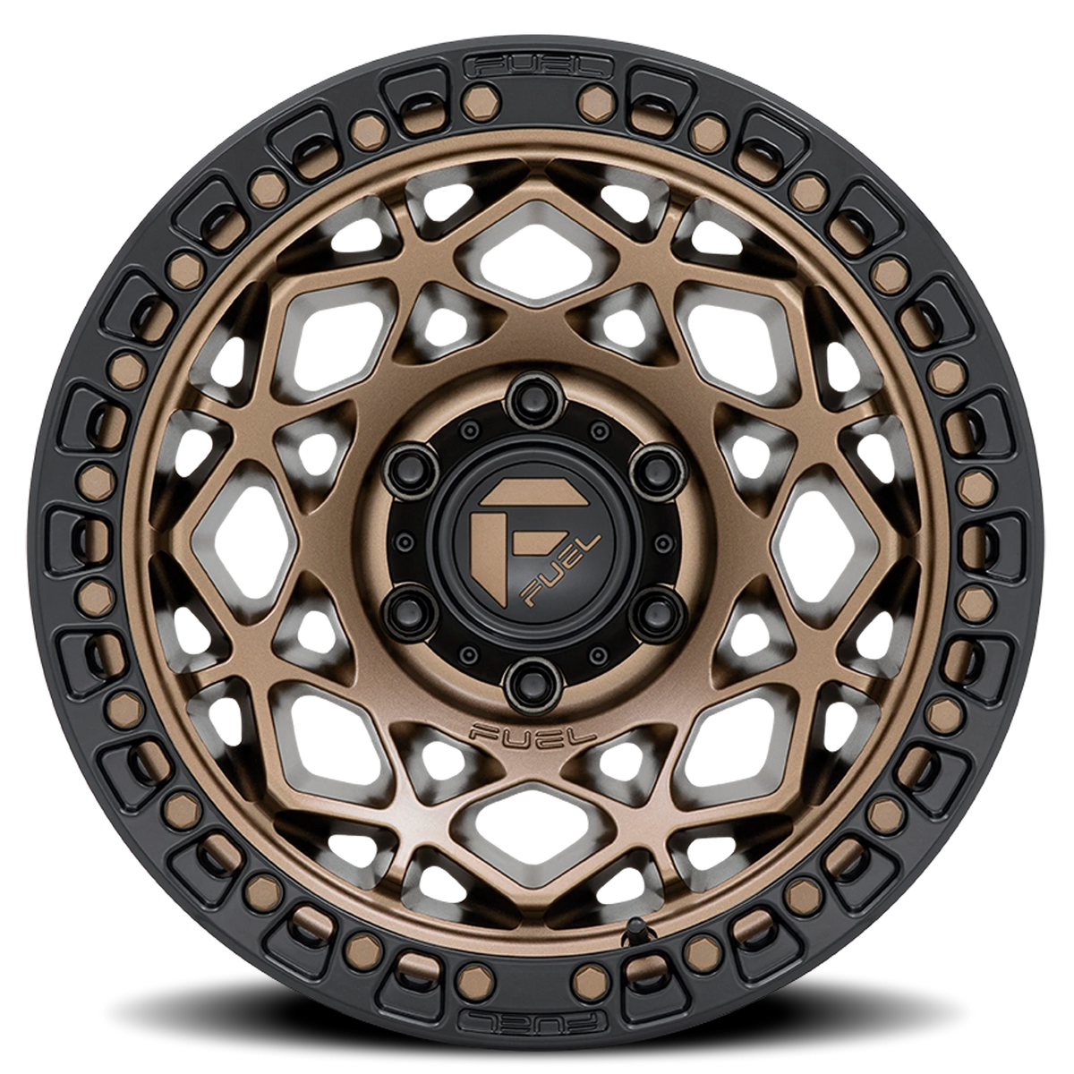 Fuel Unit 17x9 +1 5x127mm 71.5mm Bronze Matte Black Ring