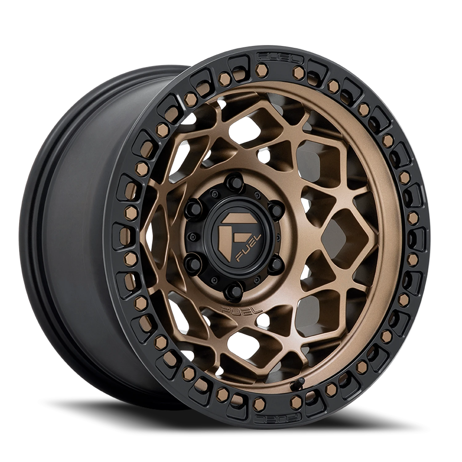 Fuel Unit 17x9" 6x139.7mm 106.1mm CB +1mm Bronze Matte Black Ring
