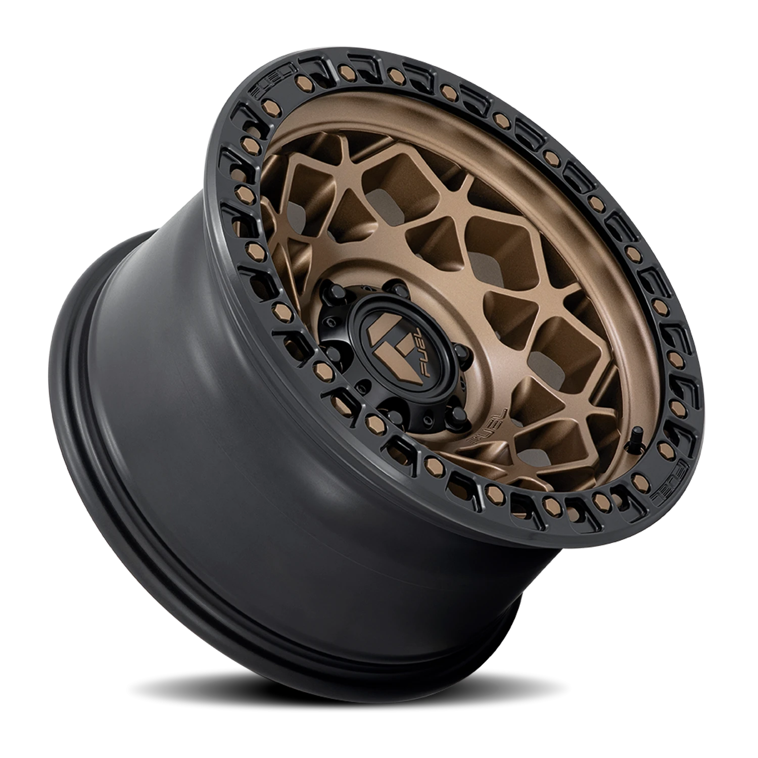 Fuel Unit 17x9" 6x139.7mm 106.1mm CB +1mm Bronze Matte Black Ring