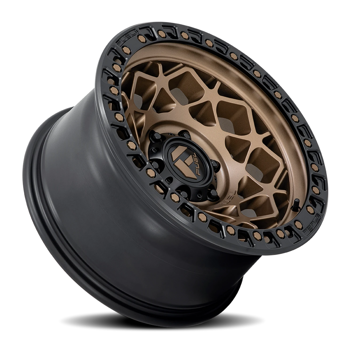 Fuel Unit 17x9 +1 6x135mm 87.1mm Bronze Matte Black Ring