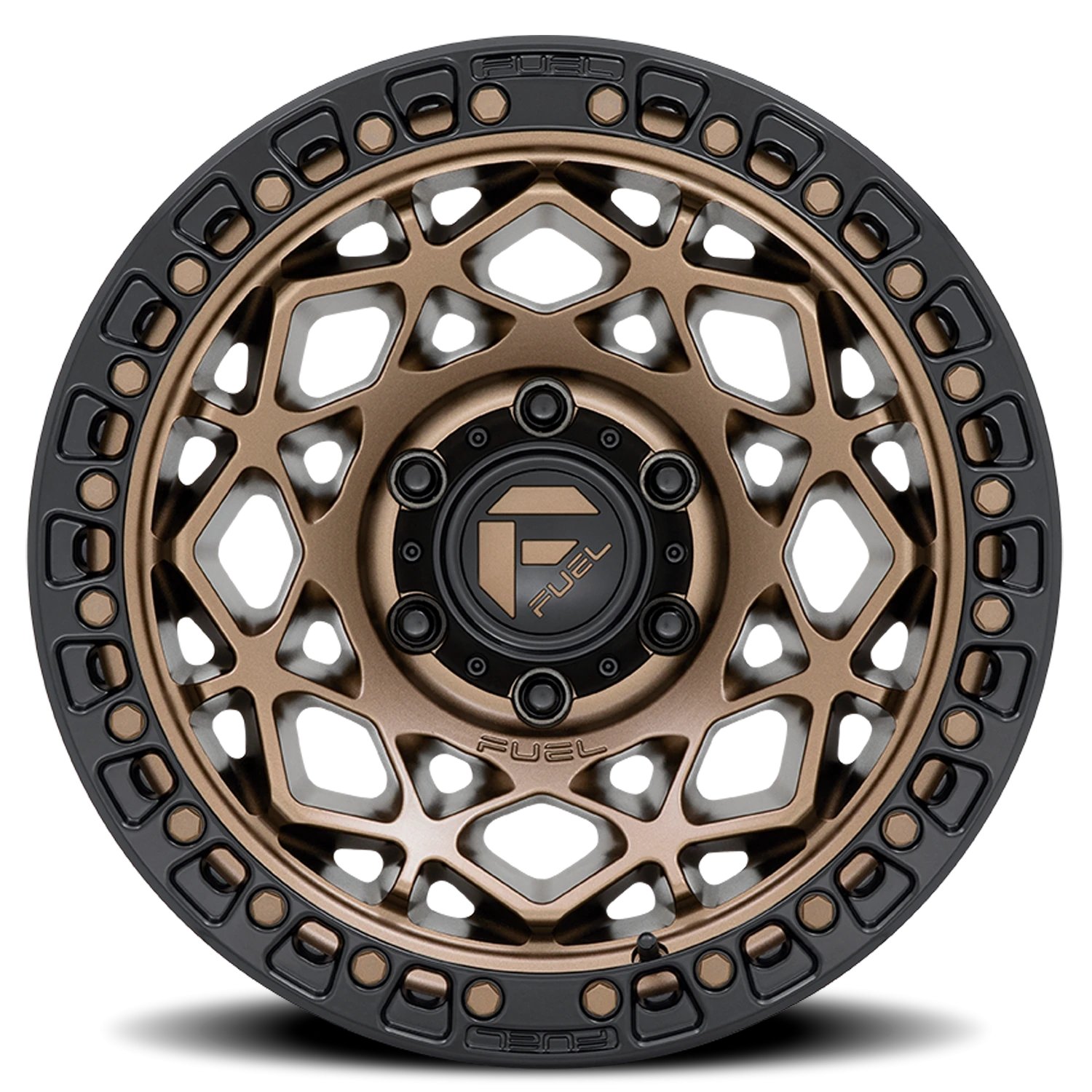 Fuel Unit 17x9" 6x139.7mm 106.1mm CB +1mm Bronze Matte Black Ring