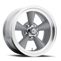American Racing Torq Thrust Original 15x11" 5x114.3mm 83.06mm CB -6mm Vintage Silver Machined Lip