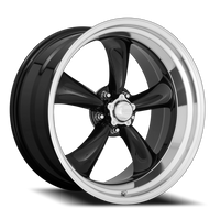 American Racing Torq Thrust II 22x11" 5x127mm 83.06mm CB +18mm Gloss Black Machined Lip