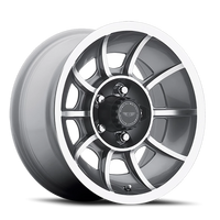 American Racing Vector 15x8.5" 5x120.65mm 86mm CB +6mm Matte Anthracite Machined