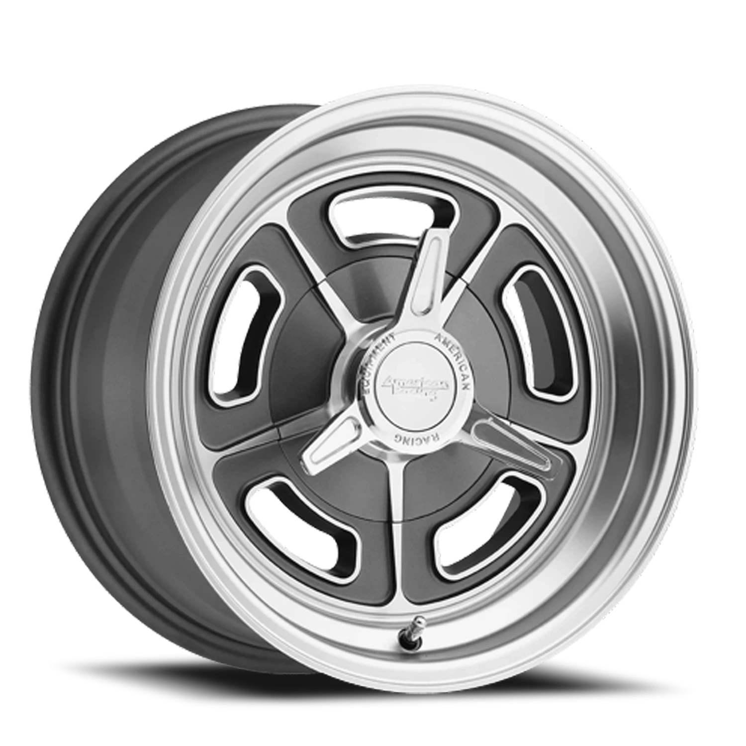 American Racing VN502 15x7" 5x114.3mm 76.5mm CB 0mm Mag Gray Machined