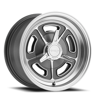 American Racing VN502 15x7" 5x114.3mm 76.5mm CB 0mm Mag Gray Machined