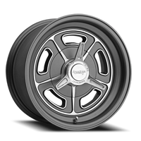 American Racing VN502 15x5" 5x114.3mm 76.5mm CB -12mm Mag Gray