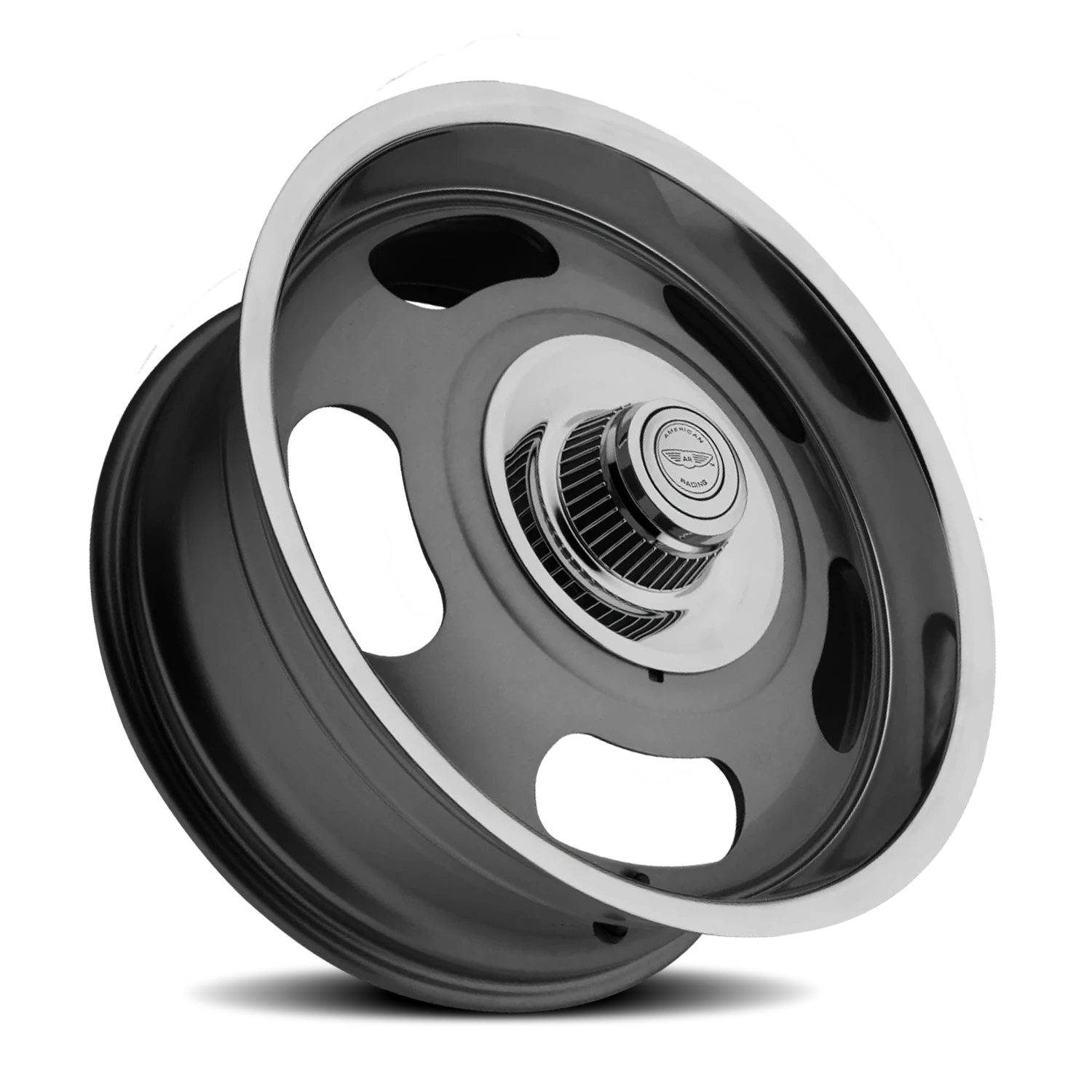 American Racing Rally 20x9.5" 6x139.7mm 106.25mm CB 0mm Mag Gray Polished Lip