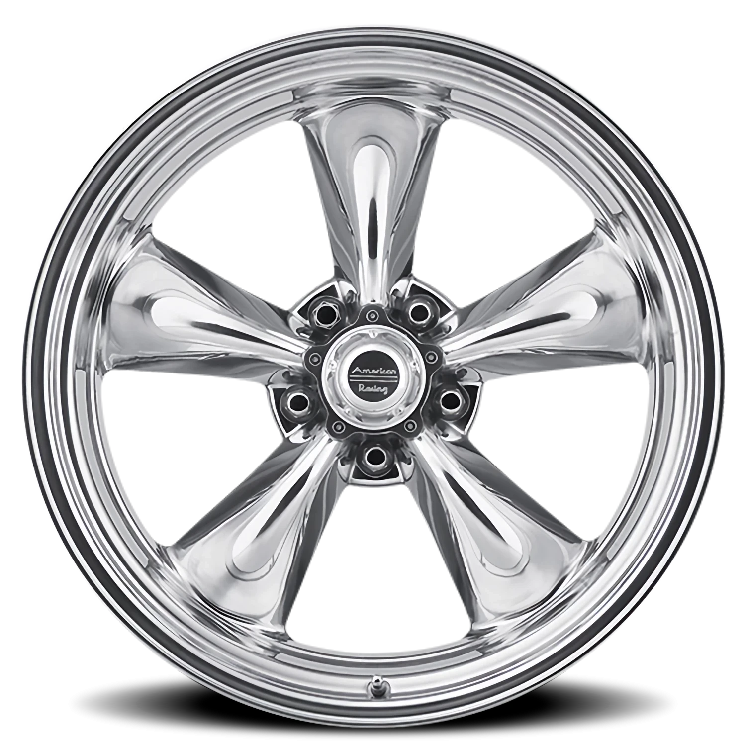 American Racing Torq Thrust II VN515 17x7 +0 5x114.3mm 83.06mm Polished