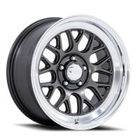 American Racing VN516 G-Force 18x10" 5x114.3mm 72.56mm CB +25mm Matte Anthracite Diamond Cut Lip