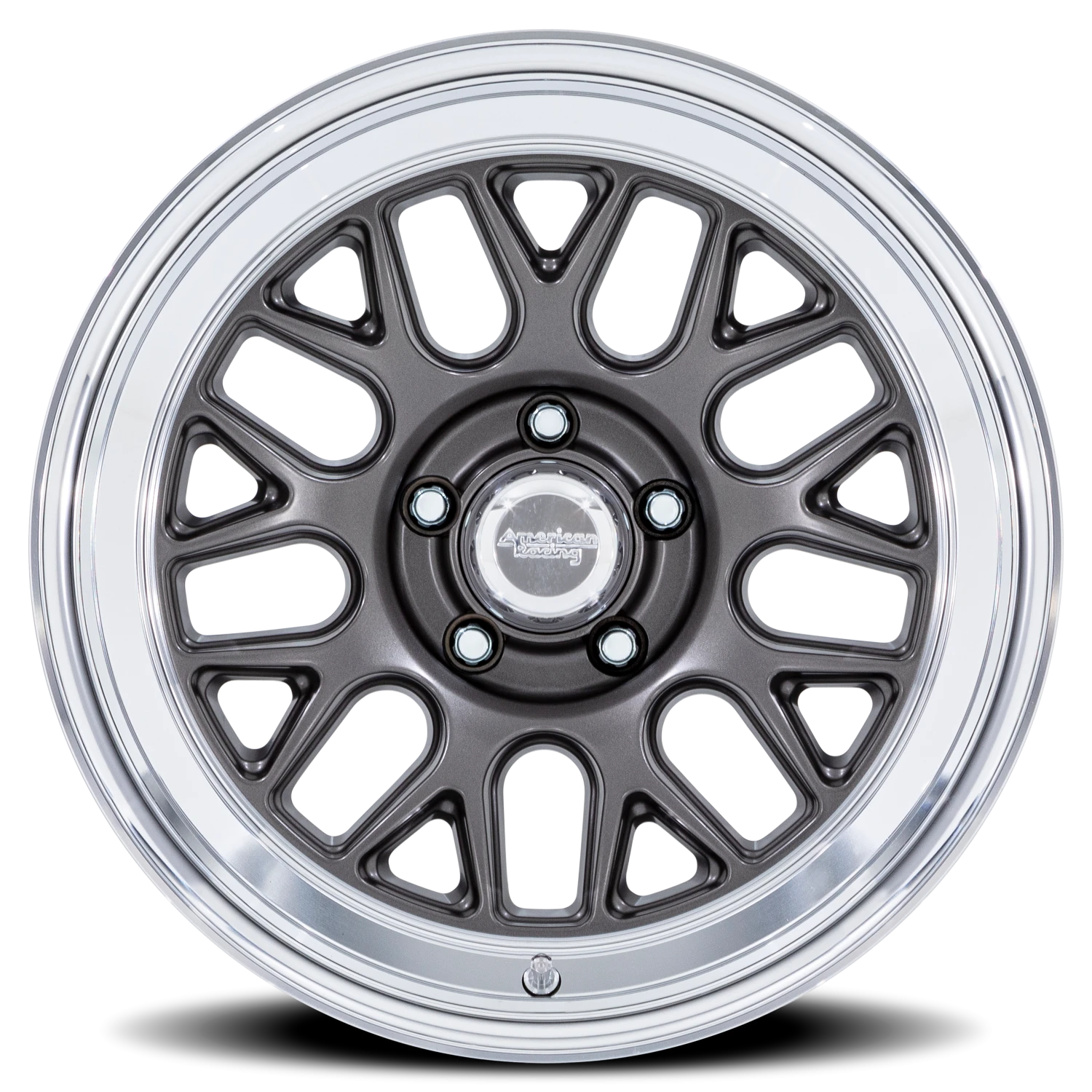 American Racing VN516 G-Force 18x10" 5x114.3mm 72.56mm CB +25mm Matte Anthracite Diamond Cut Lip