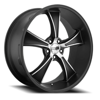 American Racing Blvd 18x9.5" 5x114.3mm 72.56mm CB 0mm Satin Black Machined Face