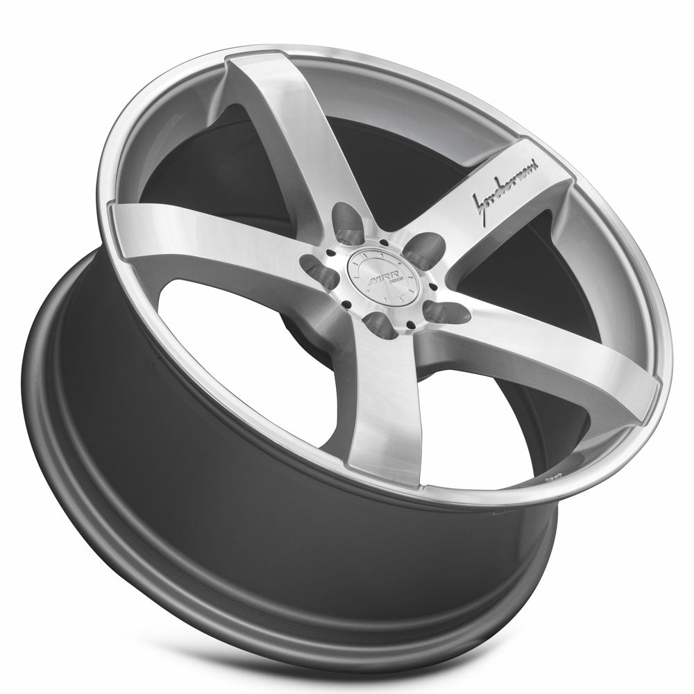 MRR VP5 19x8.5 20 5x114.3mm 73.1mm Silver Machined Face