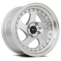 Vors VR2 15x8 20 4x108mm 73.1mm Silver Machined Face