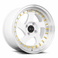 Vors VR2 15x8 20 4x100mm 73.1mm White Machine Lip
