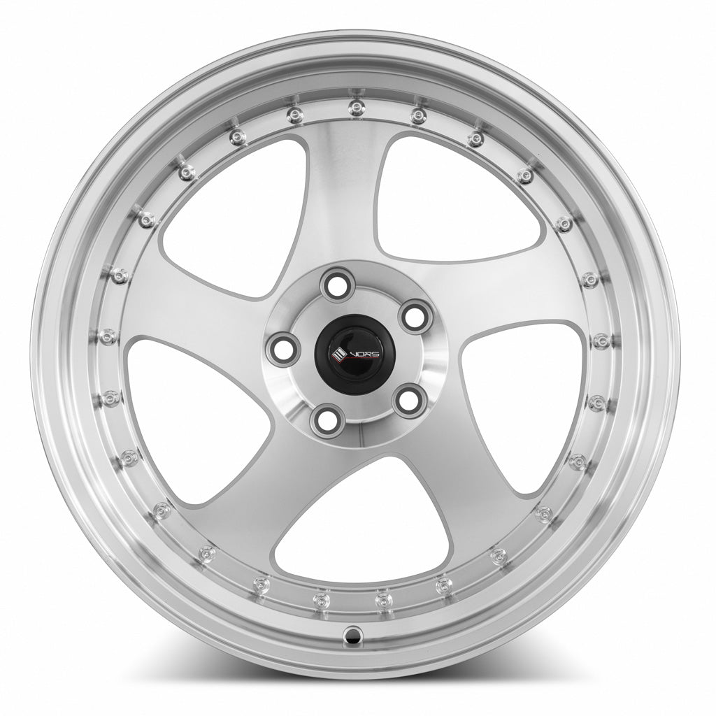 Vors VR2 18x9 35 5x115mm 73.1mm Silver Machined Face