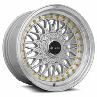 Vors VR3 16x8 20 4x100mm 73.1mm Silver Machined Face