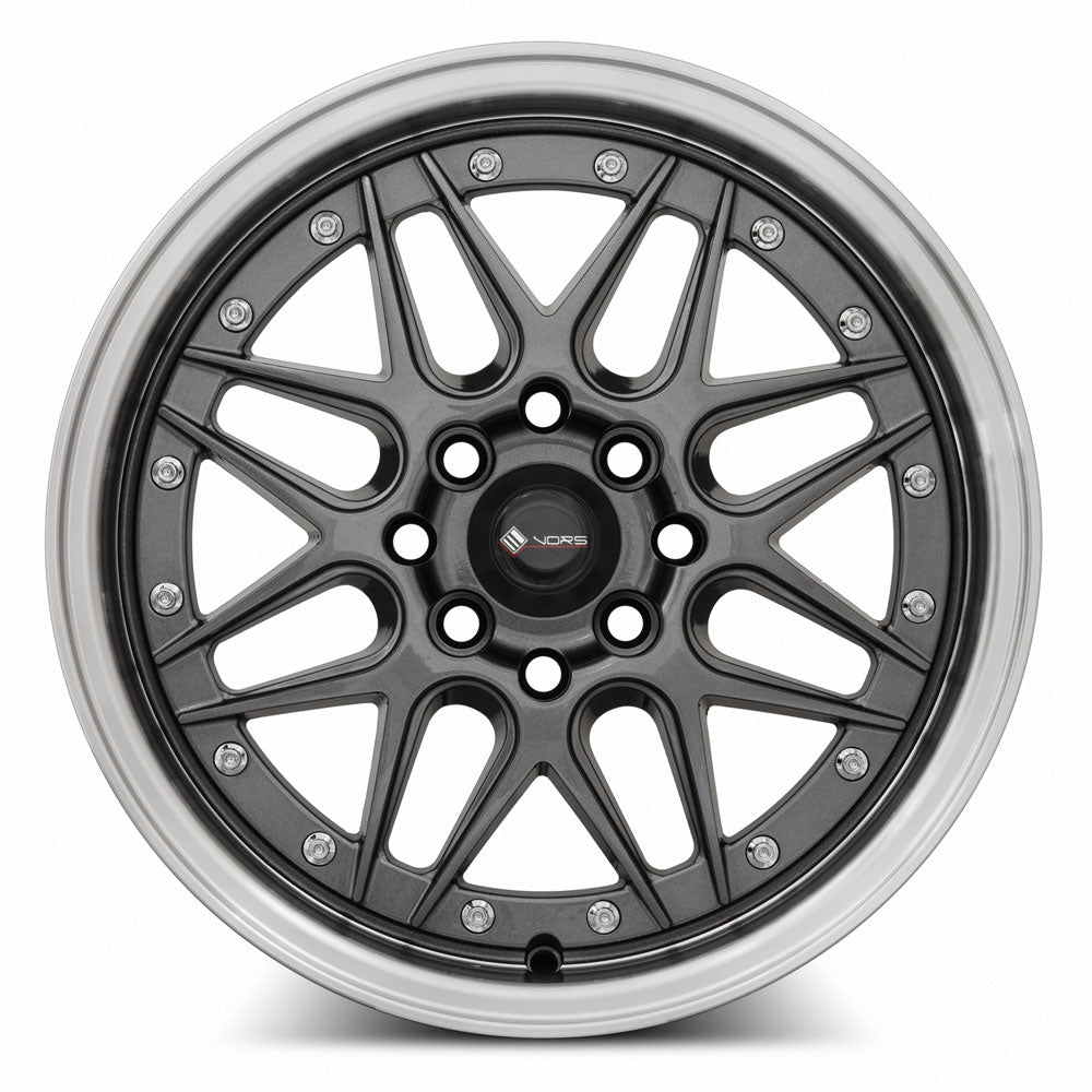 Vors VR7 15x7 35 4x98mm 73.1mm Gun Metal Machine Lip