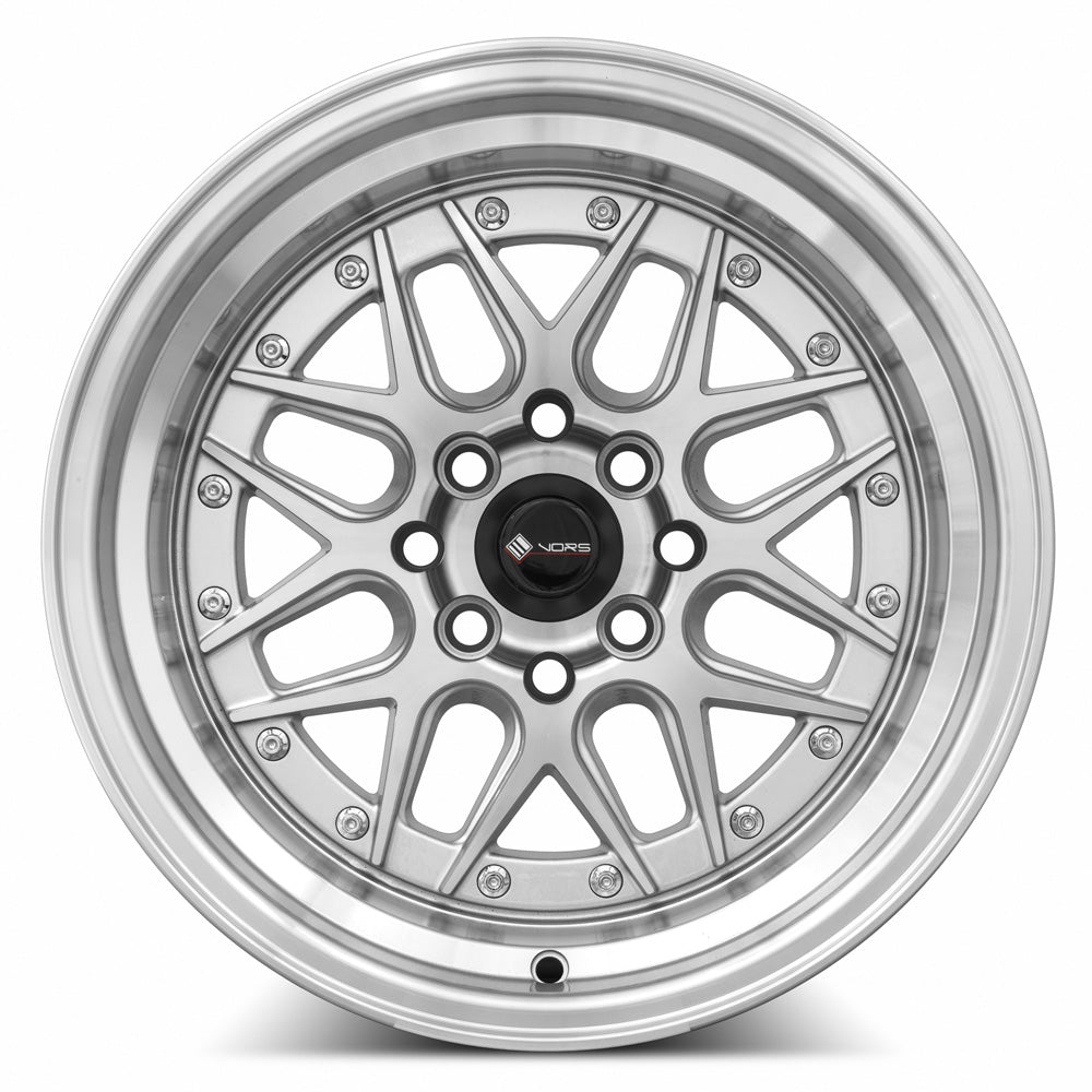 Vors VR7 15x8 0 4x108mm 73.1mm Silver Machined Face