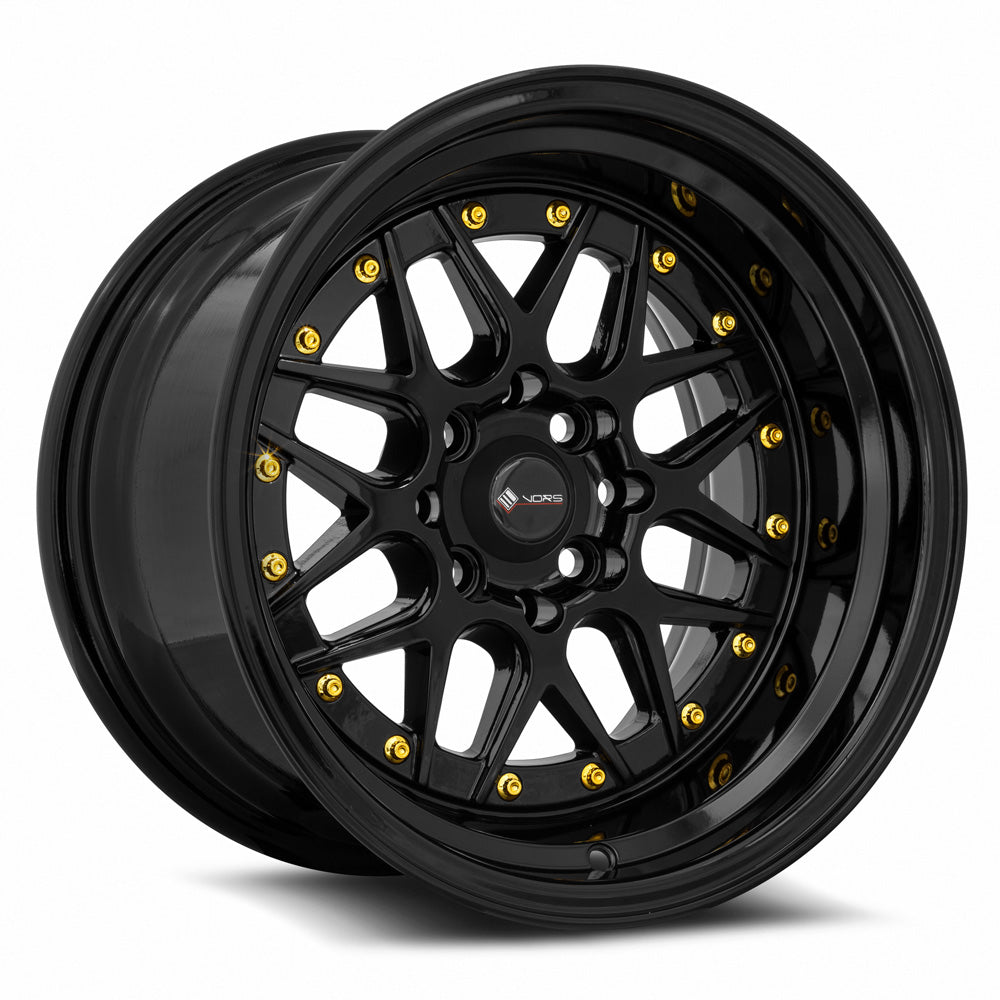 Vors VR7 15x9 0 4x100mm 73.1mm Gloss Black