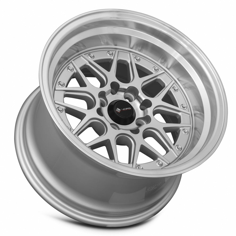 Vors VR7 15x9 0 4x100mm 73.1mm Silver Machined Face