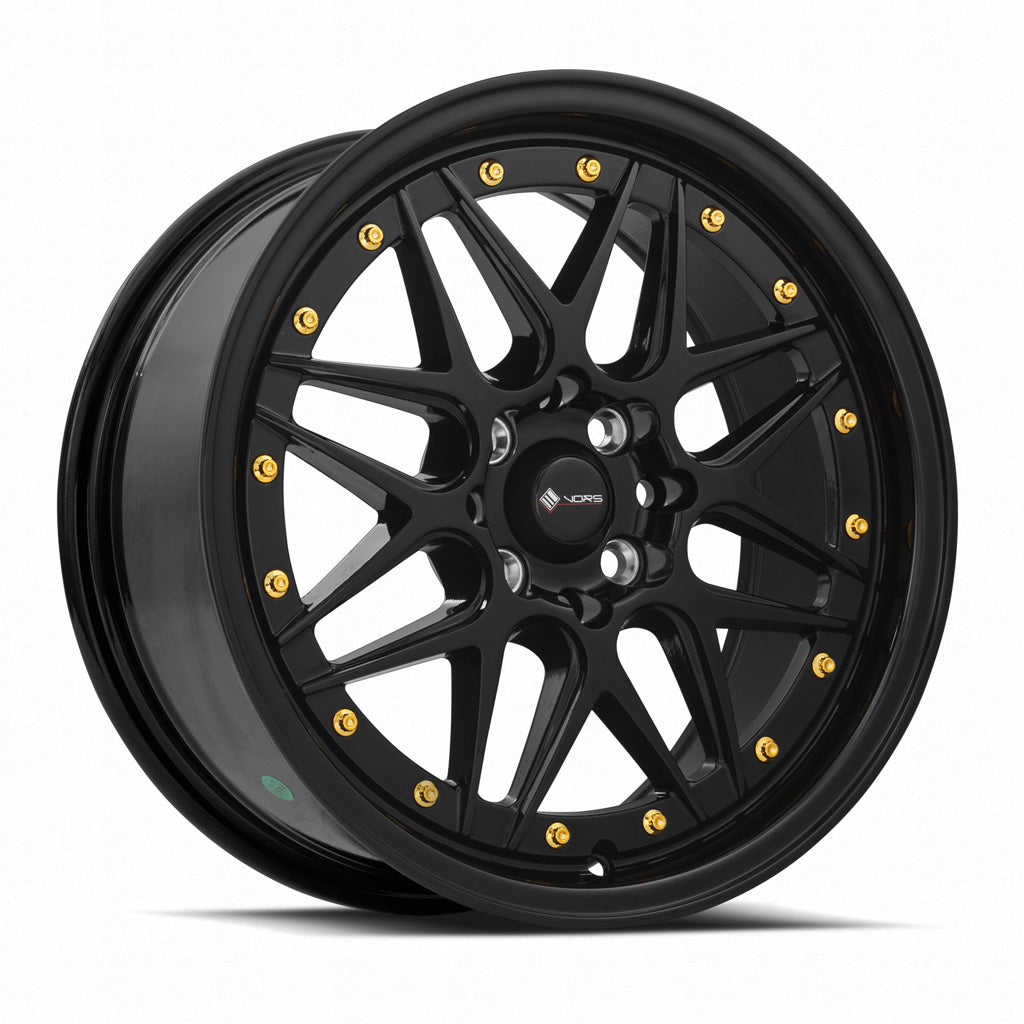 Vors VR7 16x7 38 4x100mm 73.1mm Gloss Black