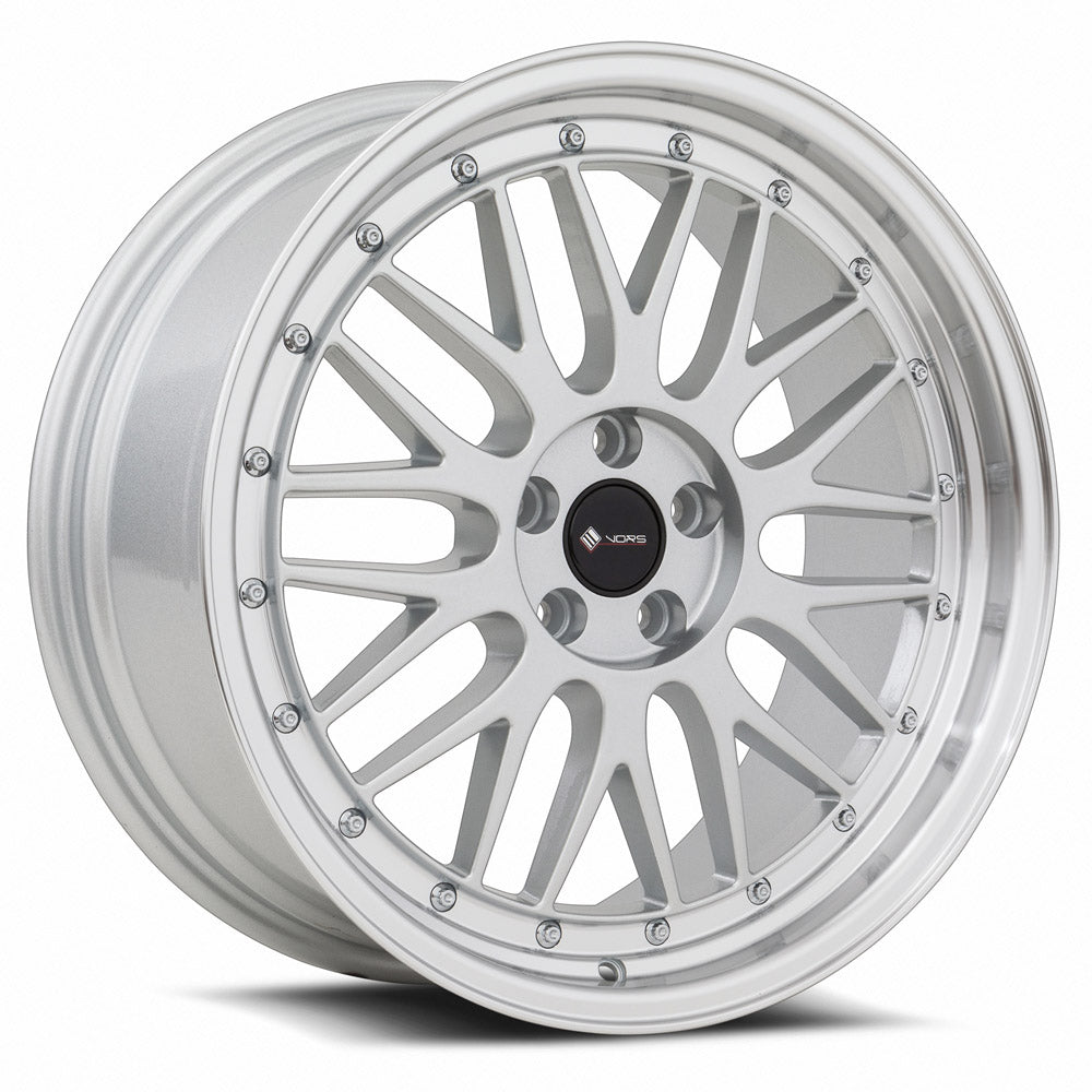 Vors VR8 18x8 35 5x112mm 73.1mm Silver Machined Lip