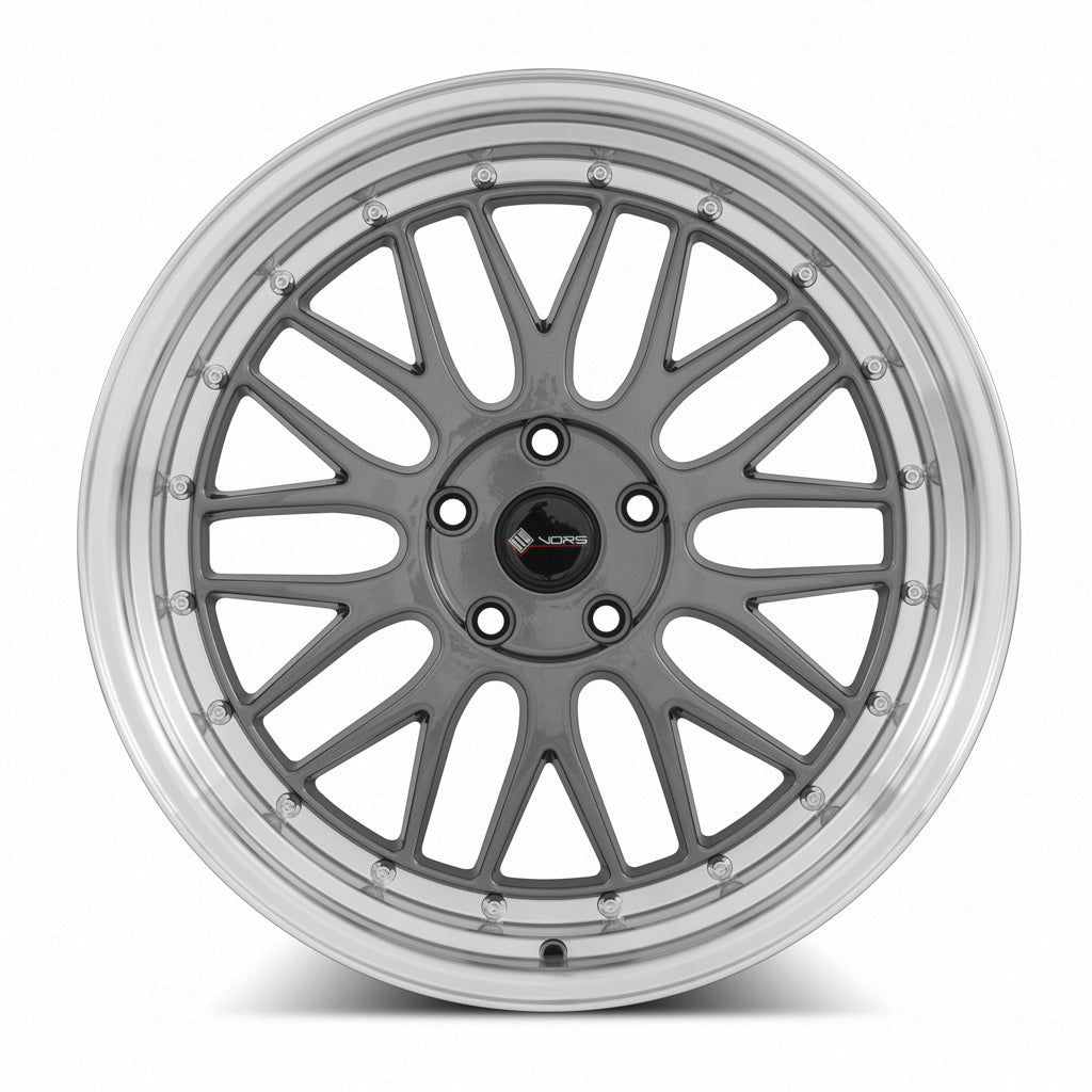Vors VR8 18x9 35 5x110mm 73.1mm Hyper Black Machined Lip