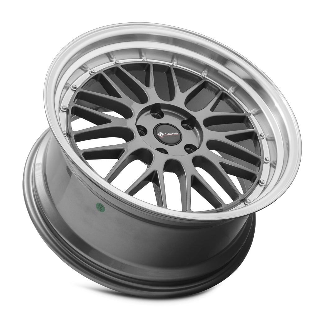 Vors VR8 18x9 35 5x110mm 73.1mm Hyper Black Machined Lip