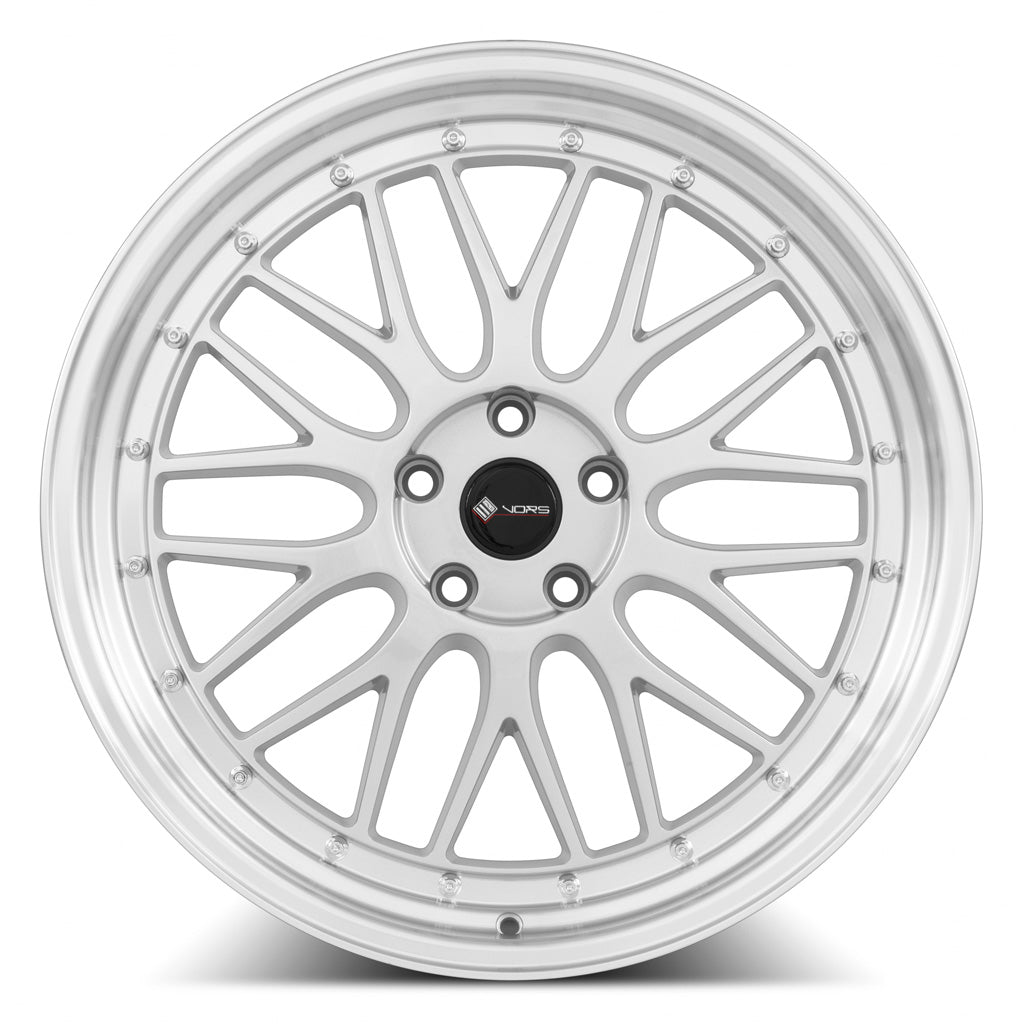 Vors VR8 20x8.5 35 5x120mm 73.1mm Silver Machined Lip
