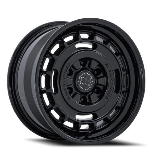 Black Rhino Vagabond 17x8" 6x139.7mm 106.1mm CB +32mm Matte Black Gloss Black Lip