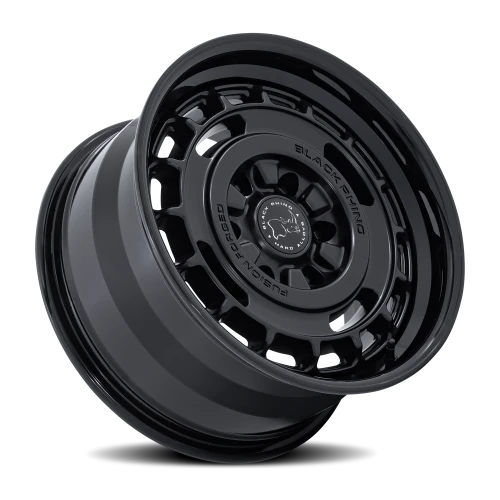 Black Rhino Vagabond 17x8" 6x130mm 84.1mm CB +32mm Matte Black Gloss Black Lip
