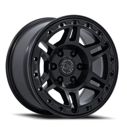 Black Rhino Vanguard 20x9" 6x139.7mm 106.1mm CB +15mm Matte Black