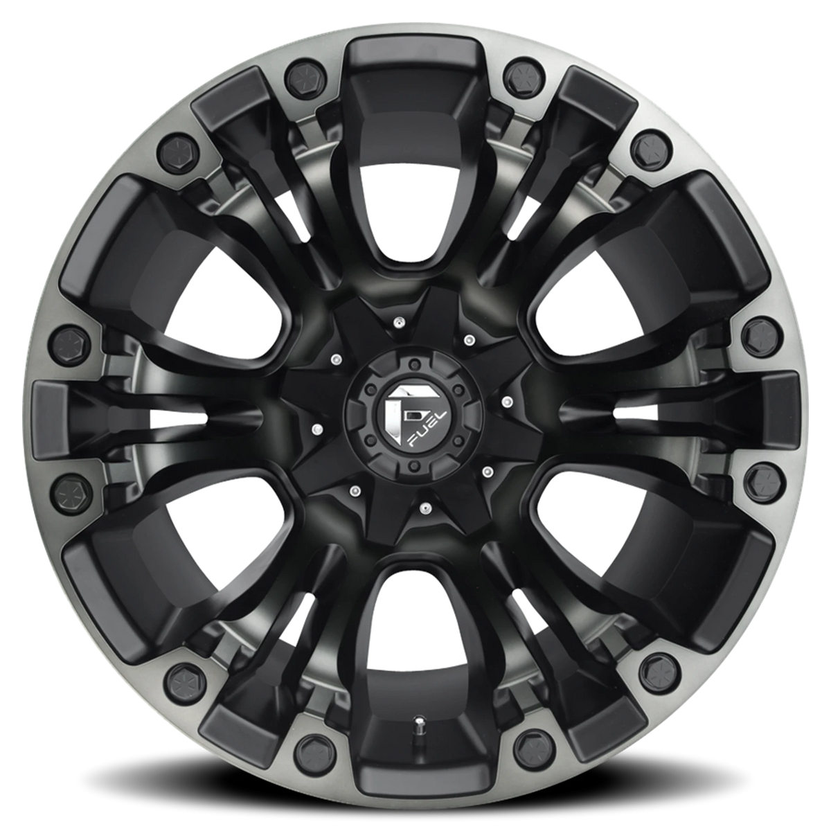 Fuel Vapor 18x9 +19 6x135mm 106.1mm Matte Black Double Dark Tint